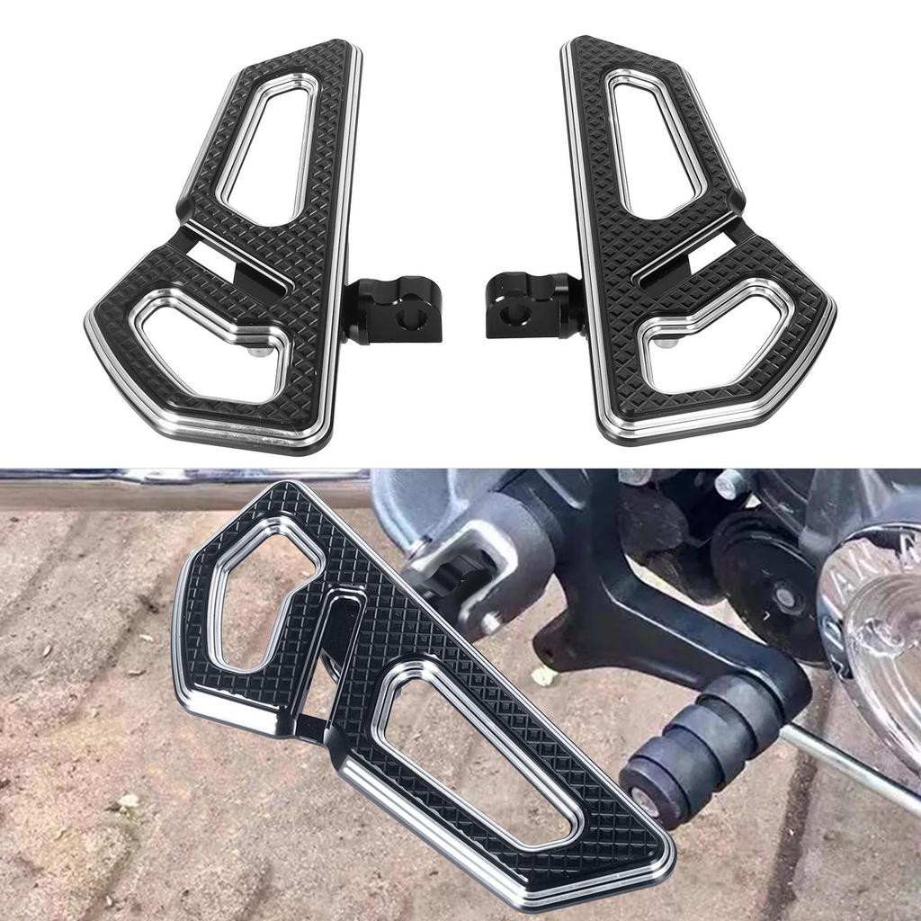 Empire Knight Rear Passenger Footpegs: Motorcycle Accessories for Universal Harley Models