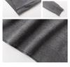 Men's High-End Slim Fit Solid Color Sweater - Round Neck, Warm, Casual, Autumn/Winter Fashion