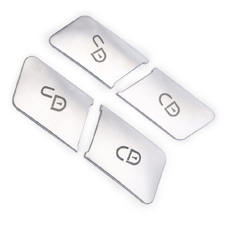 Car Door Lock Unlock Buttons Sequins Decoration Cover Stickers for W204 W212
