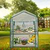 2 Tier Greenhouse Cover PVC Transparent Tent Plant Protective Replacement Cover without Iron Stand for Garden Plants Flowers
