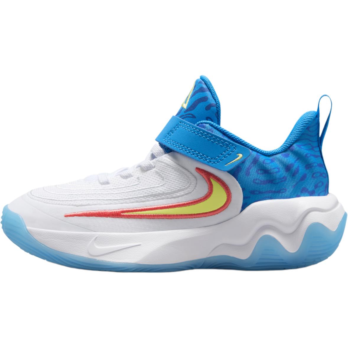 

Nike Кроссовки детские Giannis Immortality 4 SE PS Photo Blue Light Lemon Twist White Hyper-Royal HF1182-100 31