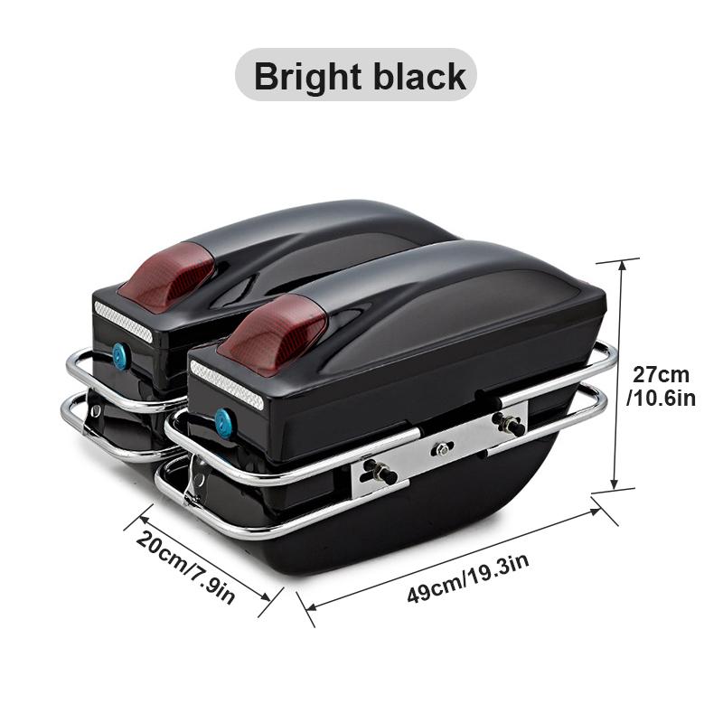 Univerzální boční boxy na motocykl, zavazadla, nádrž, taška na nářadí, pevné pouzdro, sedlové brašny, boční boxy na kufr pro Honda/Yamaha/Suzuki