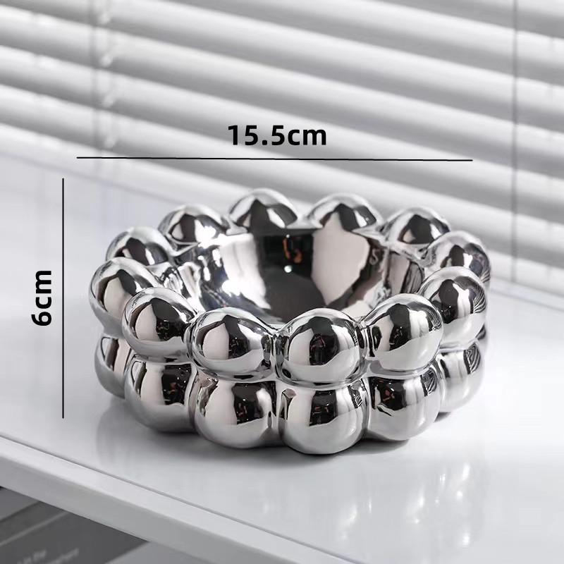 Creative Ceramic Ash Tray Bubble Ball Circle Ashtray Office Table Smoking Accessories for Weed Ashtrays Ornament Household