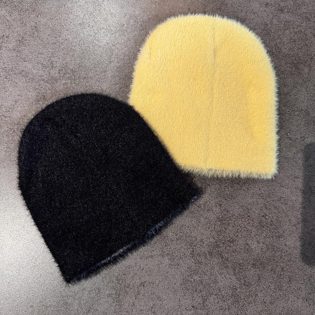 Halloween Quirky Face Pattern Beanie Warm Wool Blend Casual Streetwear Travel