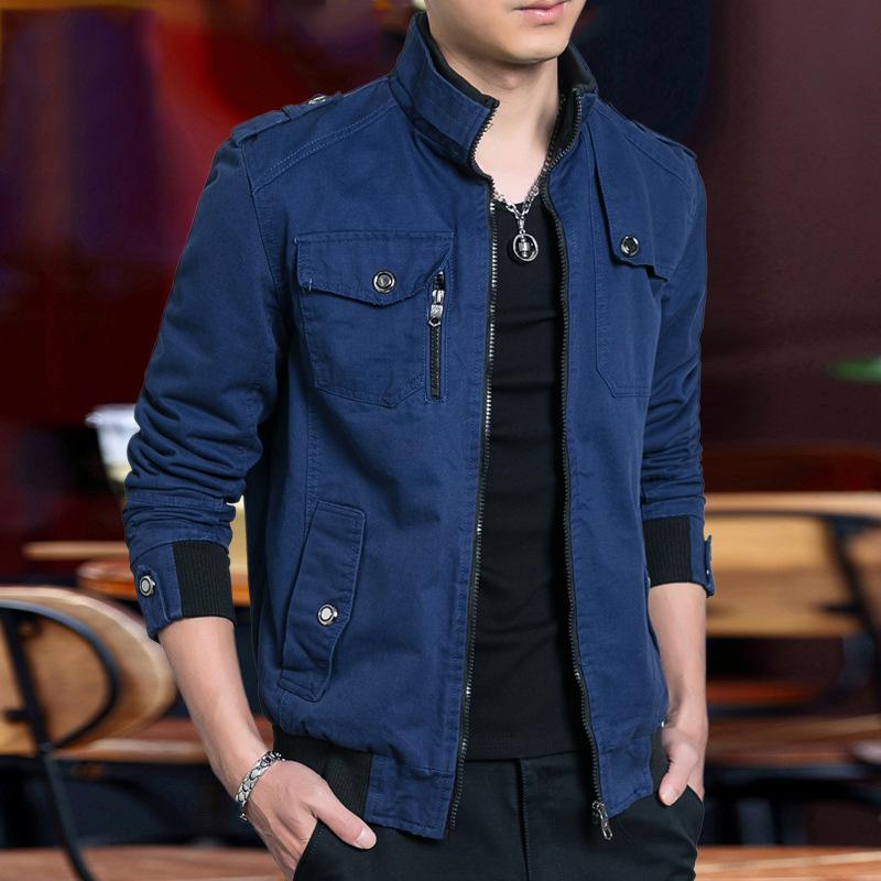 Men's Coat Summer New Slim Jacket Casual Thin Spring and Autumn Clothes Trend Korean Version Handsome Clothes