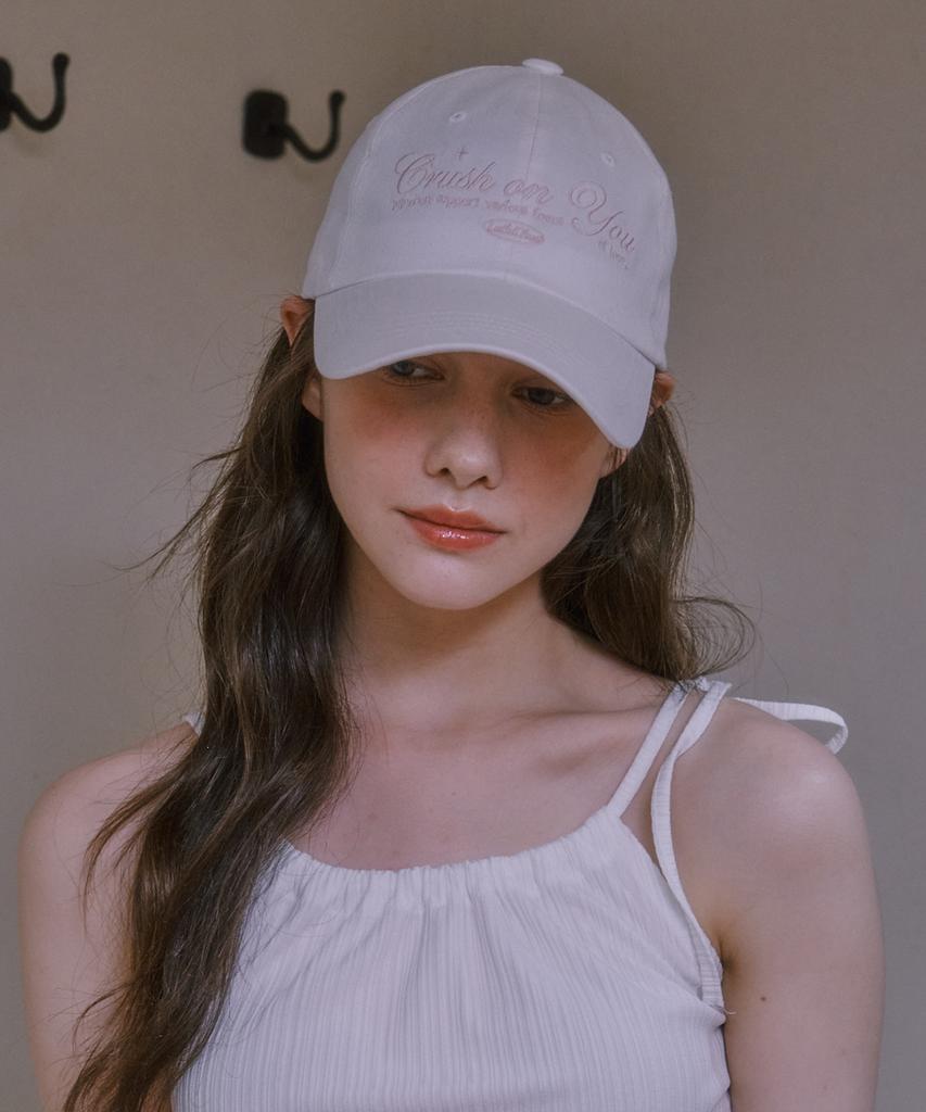 LULUCHOU Crush Ball Cap - White