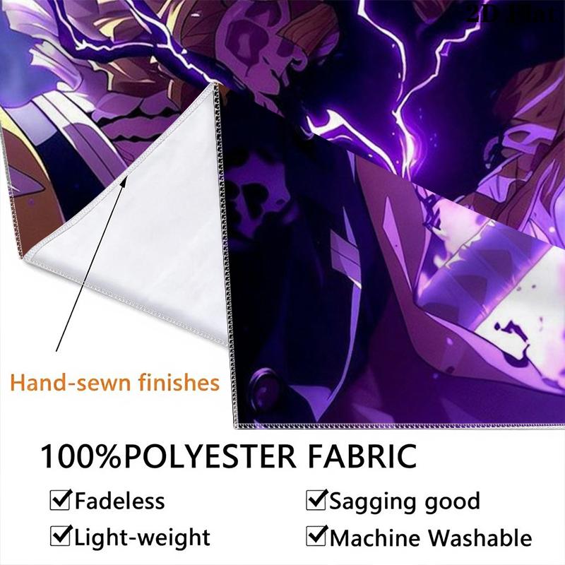 Demon Slayer Wall Tapestry Aesthetic Wall Hanging Printed Fabric Blanket Decorative Tapestries for Bedroom Living Room Home Decor