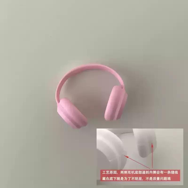 

Аксессуары Labubu 17 см Labubu Модные аксессуары для наушников 10 см Хлопковая кукла Наушники Кукольные наушники цвета макарон розовый