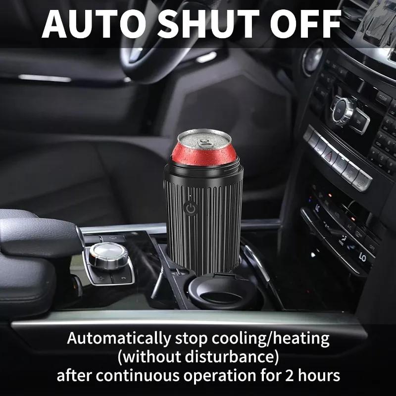 Smart Kyl- och Värmekopp för Bil 2-i-1 Auto Värmande Kylande Dryckesmugg 12V Håll Varmare Kylare Bil Tumbler Mugghållare