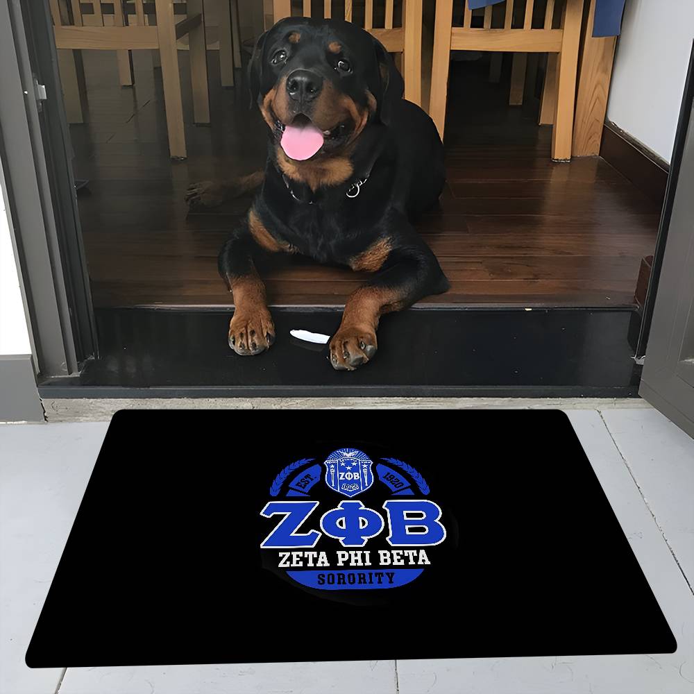 Zeta Phi Beta Hallway Carpet Non-Slip Laundry Room Mat Laundry Decor Balcony Child Living Room Bedside Area Rugs
