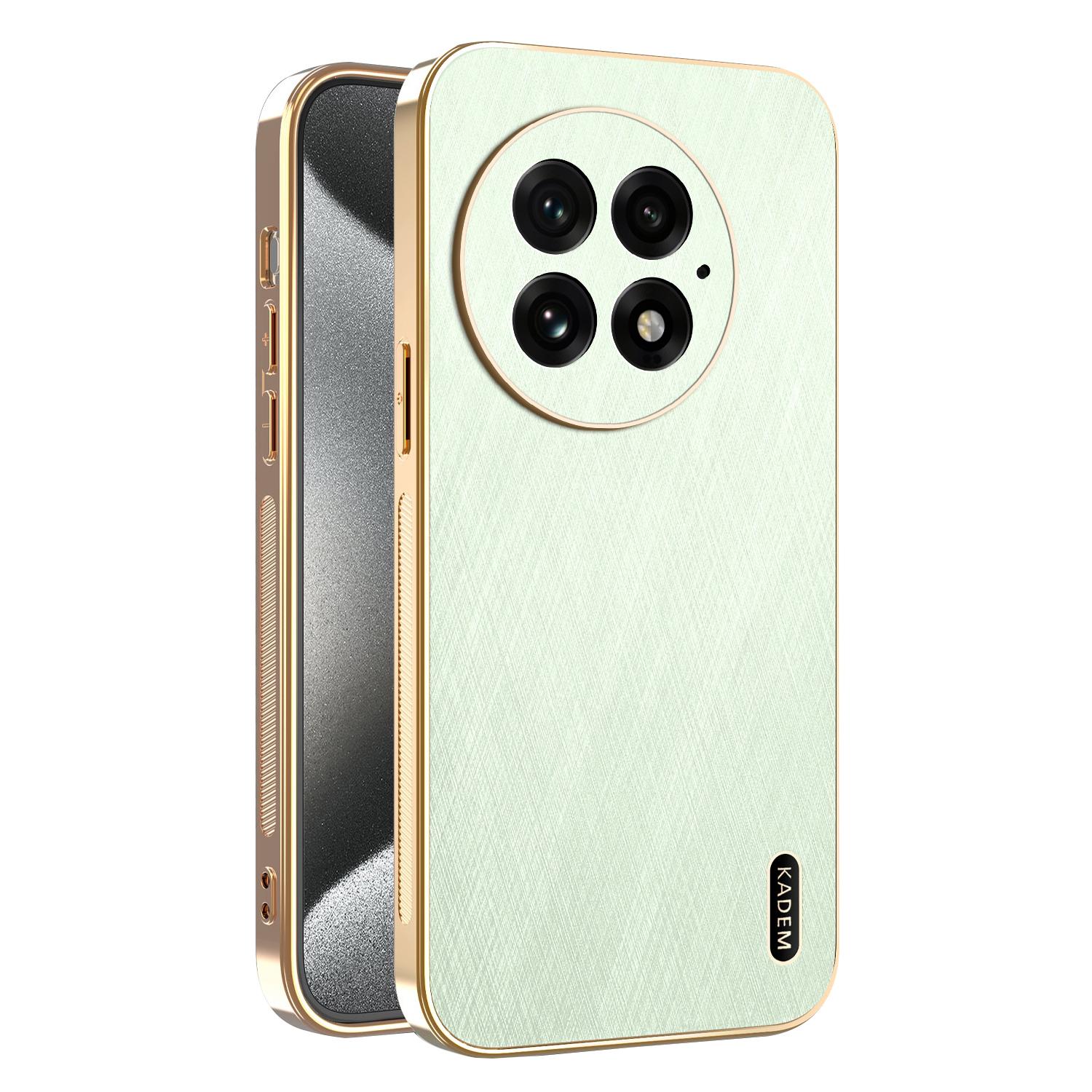 

KADEM For OnePlus 13 Case Electroplating Silk Texture PU + TPU Phone Back Cover C
