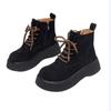 Ankle Boots Women Flats Platform Suede Shoes Casual New 2025 Winter Woman Sneakers Trend Lace Up Sport Shoes Brand Botas Mujer