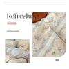 Floral Print Skin-friendly Four-piece Bedding Set