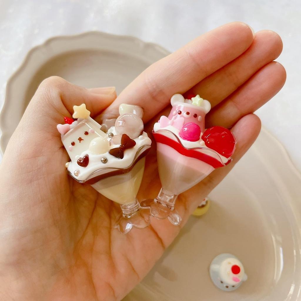 Evergarden Silicone Molds for and Cat of Miniature Animal Resin Resin Silicone Mirror Finish Pudding, Sweets, Bear, Rabbit, Dog, (Set 2) - Desserts,