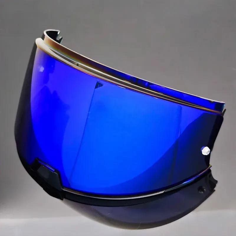 LS2 FF906 Helmet Lens LS2 ADV ANT Flip UP Helmet Electroplated Gold Visors Day and Night HD Windshield Helmet Accessories