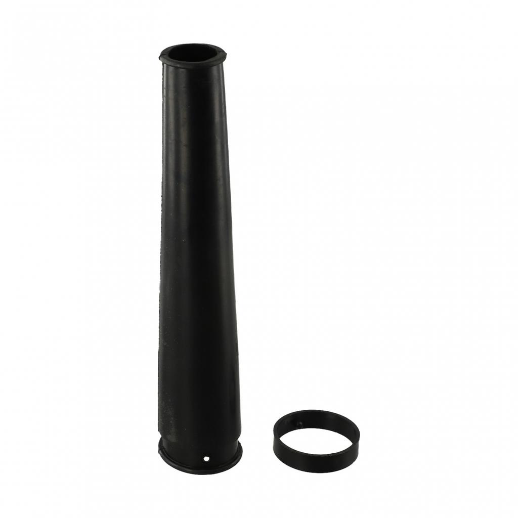 Black Plastic Attachment Short Suction Nozzle Compatible with Blowers 1232454
