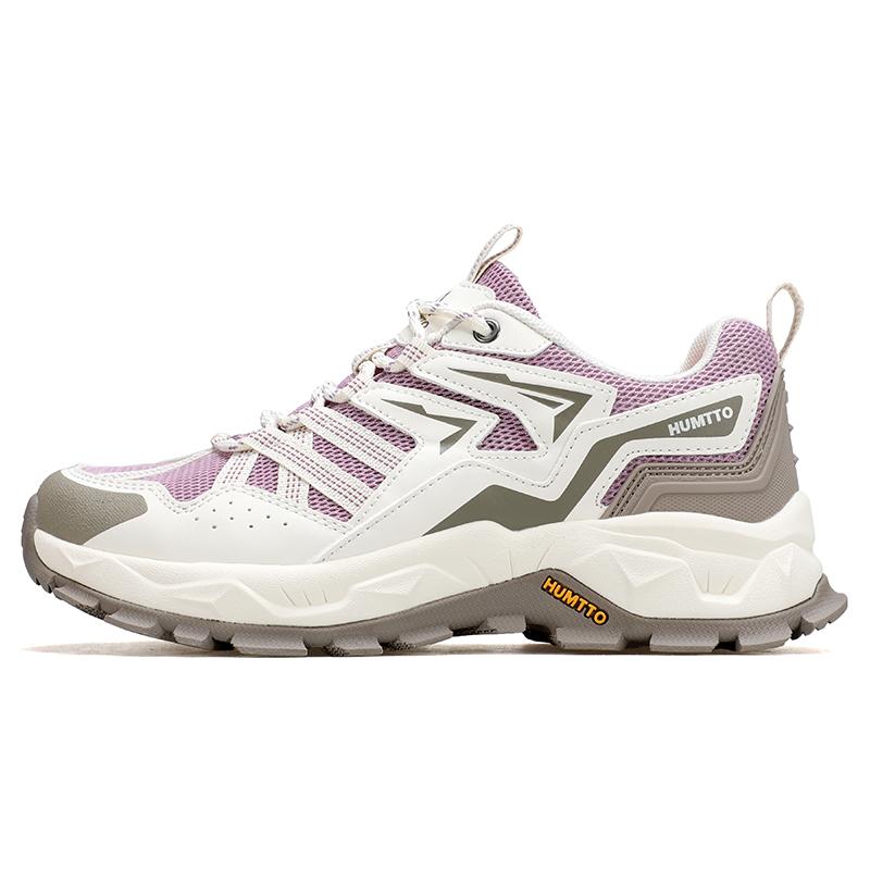 

HUMTTO Походные ботинки женские для скалолазания кемпинга охотничьи ботинки треккинговая обувь женские кроссовки для ваклинга повседневная спортивная обувь 37 белый/фиолетовый
