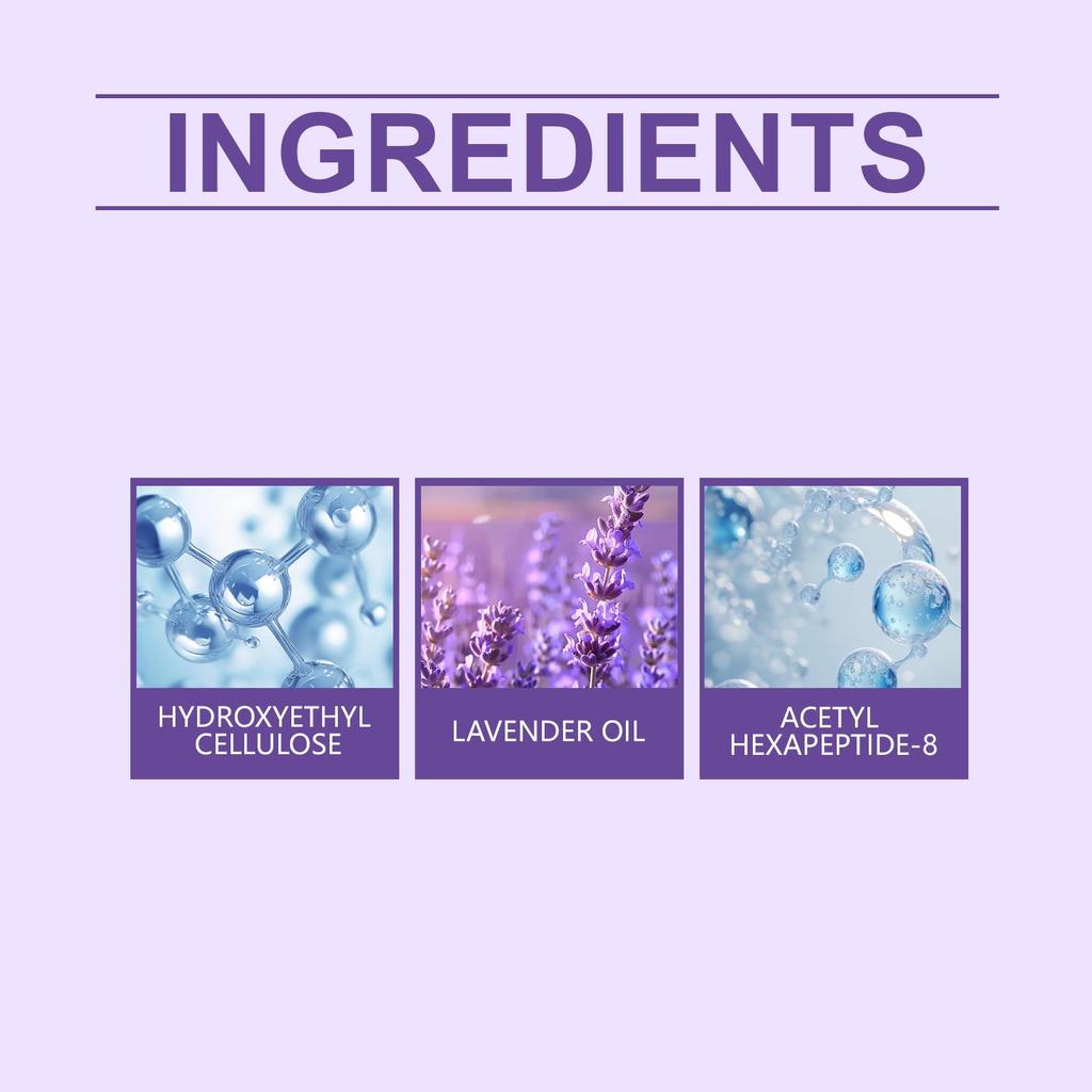 South Moon Pflegepflaster, Lavendel + Hexapeptid-8 Formel, Wissenschaftliches Gewichtsmanagement mit doppelter Wirkung + Tragbares unsichtbares Design