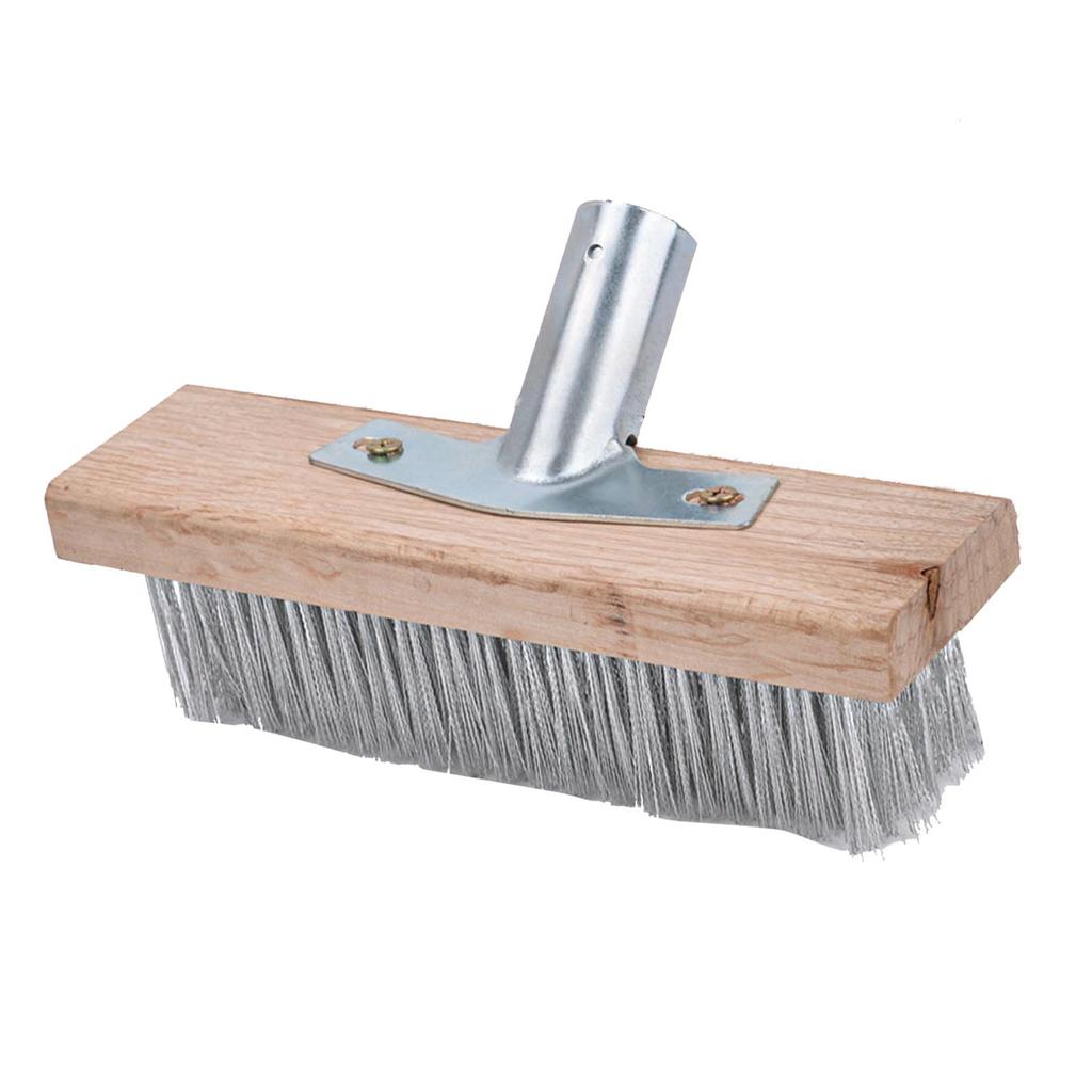 Stainless Steel Wire Floor Brush 50cm Strong Cleaning Heavy Duty Rough Surface Floor Brush Head