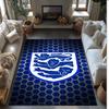 England National Football Team Theme Rug Soft Crystal Velvet Area Rug Non-Slip Floor Carpet for Living Room Bedroom Nursery