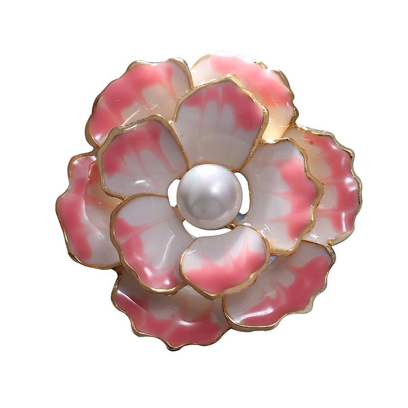 Fashionable Accessories: Peony Flower, Atmospheric Anti-exposure, High-end Accessories, Oil-drip Brooch