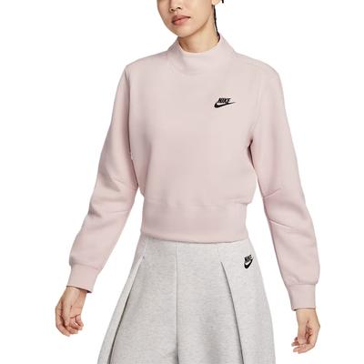 Sweatshirts Women's Pink Stand Collar Moderate Regular HV2797-667