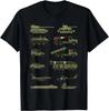 Military Vehicles, Military Boy and Girl Tank Lover T-Shirt