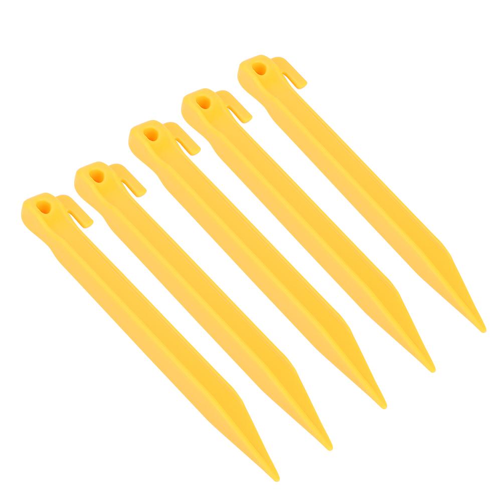5Pcs Durable Nylon Camping Awning Canopy Tent Peg Stake Nail Accessory(S)