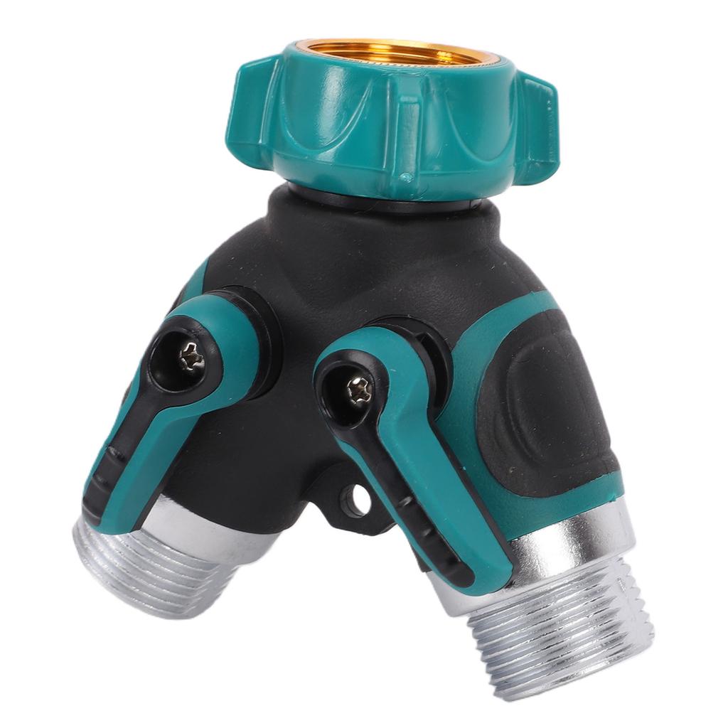 Garden Hose Splitter 2 Way 3 4in Male Female Thread Tap Y Type Watering Connector Distributor for Outdoor Faucet