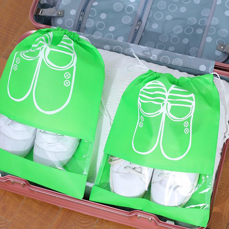 1 Stück Hochwertige Schuhtasche 2 Größen Reisebeutel Aufbewahrung Tragbar Praktisch Kordelzugtasche Organizer Hülle