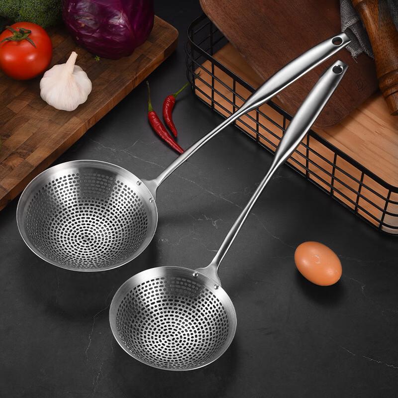 Stainless Steel Perforated Kitchen Strainer Ladle