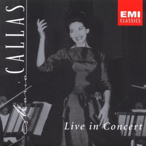 

CD MARIA CALLAS - Live in Concert 724357203029,CD EMI Classics 1997 US Classical Used