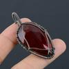 Tree Of Life Mozambique Garnet Copper Wire Wrap Jewelry Pendant 2.32" R4t45
