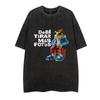 Vintage Washing T Shirt Bad Bunny DeBi TiRAR MaS FOToS DTMF T-shirt Men Fashion Cotton Wash Tshirts Male Hip Hop Gothic Tees