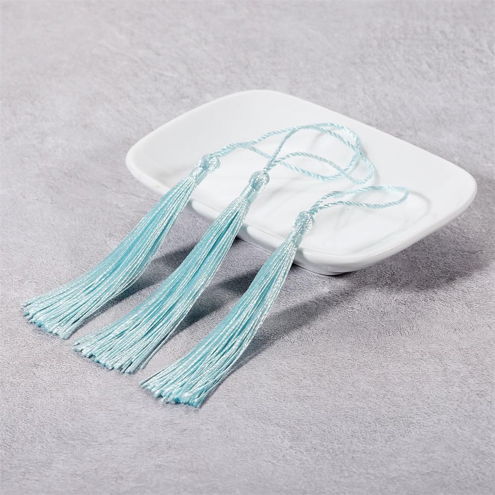 10Pcs/Pack Fringe Trim Sewing Curtains Hanging Rope Silk Tassels Jewelry Accessories DIY Wedding Decor Supplies Wholesale