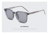 New Retro Square Frame Sunglasses 9811 – Men's Fashionable European & American Style with High-End Cellulose Acetate