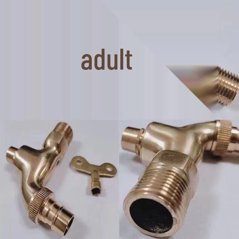 Honggong Anti-theft Lockable Copper Faucet