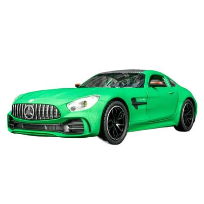 1/24 Benzs-GT GTR Alloy Racing Car Model Diecasts & Toy Vehicles Metal Car Model Simulation Sound Light Collection Kids Toy Gift