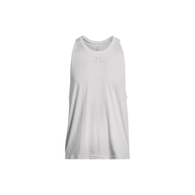 UA Vanish Letter Logo Print Lightweight Elastic Breathable Crew Neck Sleeveless Tank Top Men Tops Light-Gray 1382802-023