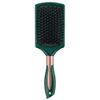 Dark Green Elastic Airbag Massage Comb: Negative Ion Straight & Curly Hair Beauty Tool for Women & Students