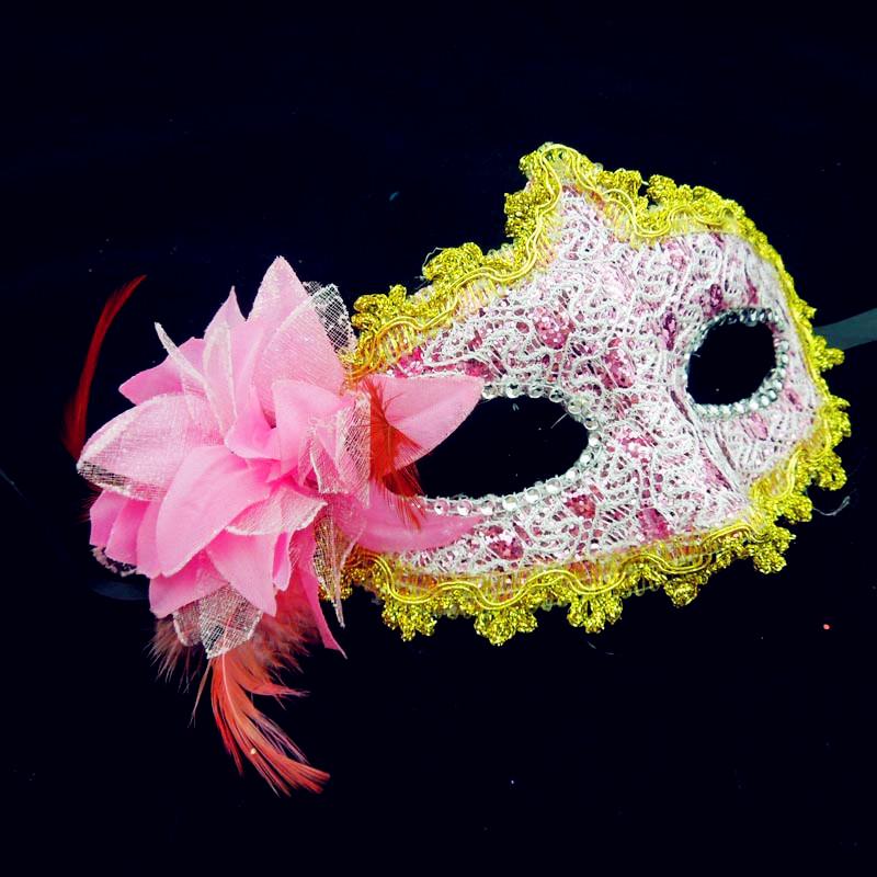Elegant Women's Half-Face Masquerade Masks for Dance Parties, Princess Cosplay, & Children's Fashion Shows