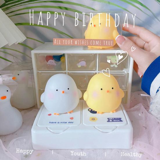 Night Appearance Lighting Flicker Rechargeable Soft Lamp Adorable Free Eye Protection Decorative