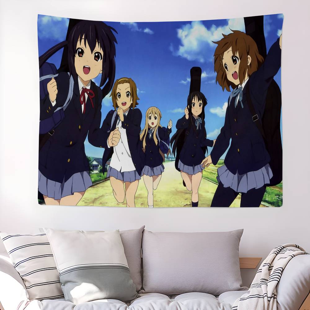 Anime KOn Colorful Tapestry Wall Hanging Cheap Hippie Bohemian Wall Tapestries Mandala Wall Hanging Sheets