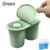 2/3/4/30 Grid Ice Cube Tray Mold for Tumbler Stanley Cup Silicone Cylinder Ice Cube Maker Mold with Lid For 20oz 30oz 40oz