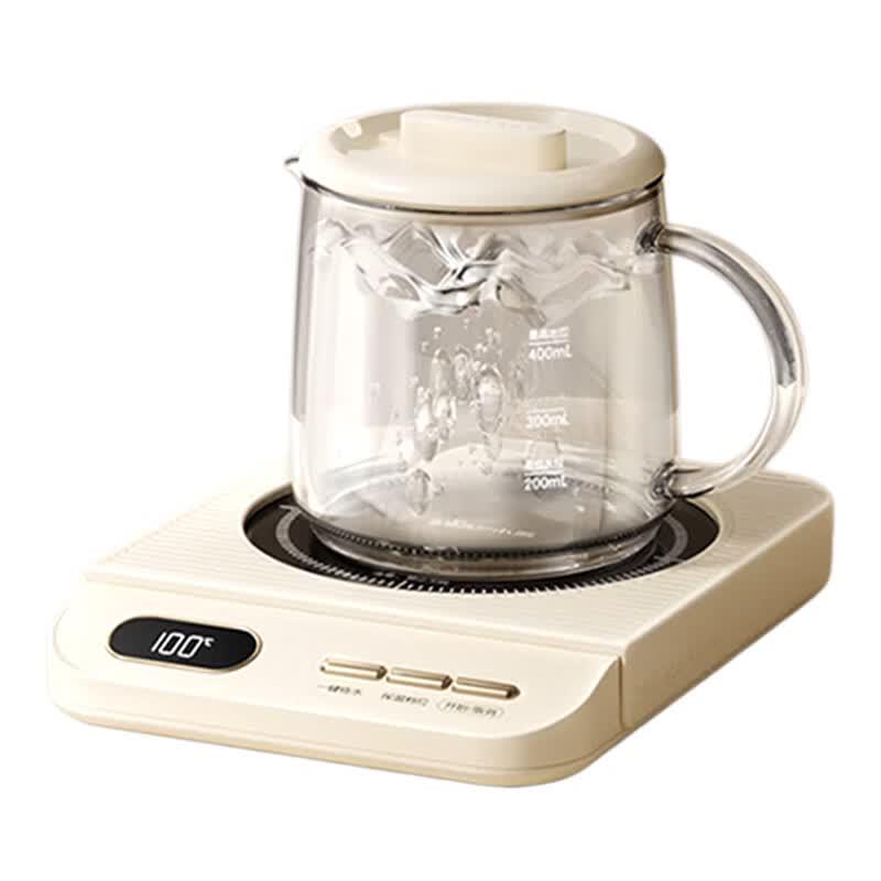 Bear 0.4L All-Glass Smart Health Pot & Warmer Set CN plug (adapter included)