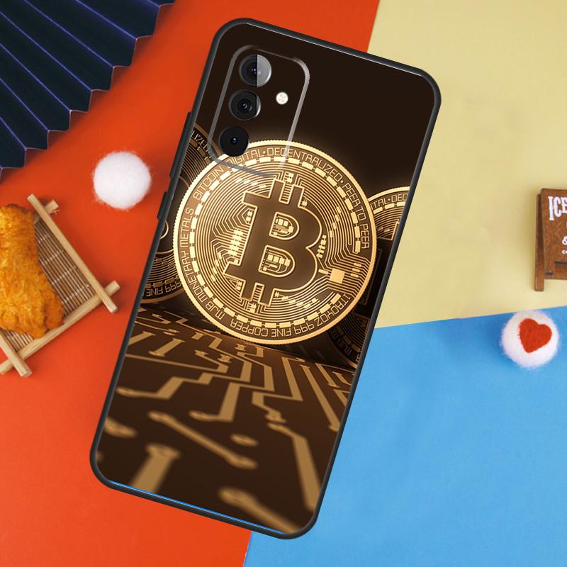 Bitcoin Case For Samsung Galaxy A52 A32 A12 A53 A33 A23 A13 A54 A34 A14 A51 A15 A25 A35 A55 Cover