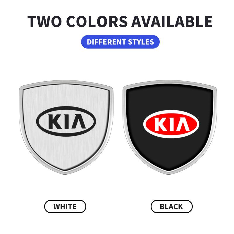 2026 Hot Car Sticker 3D Aluminum Emblem Car Decoration Body Stickers Decals Accessory For Kia Rio Ceed Sportage Sorento K2 K3 K4