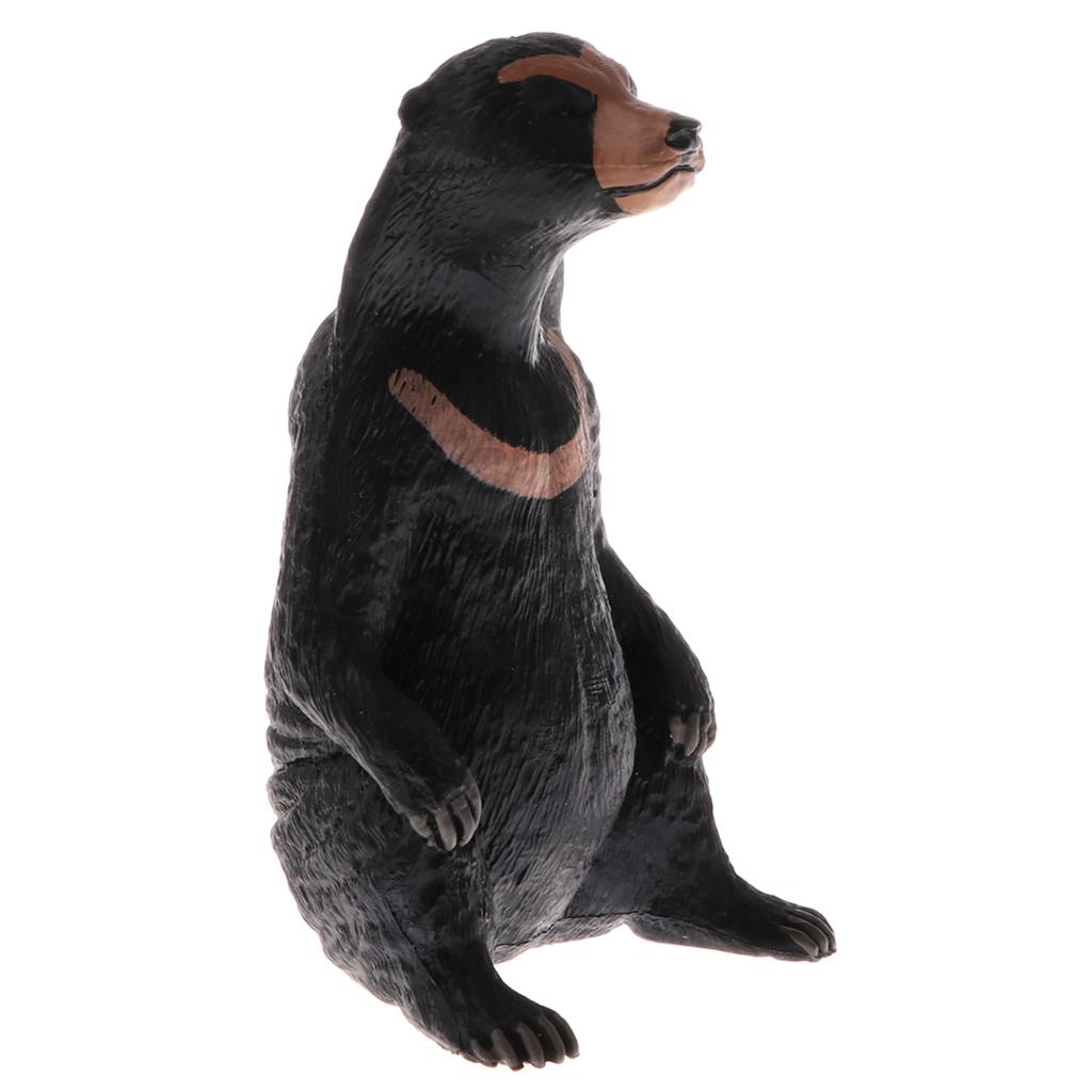 Wild Animal Models Toy Simulation Black Bear Animals Action Figure Model Kids Educational Learning Nature Toys S