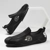 Men's Loafers Casual Leather Shoes Outdoor Moccasins Low-top Sneakers