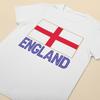 Adults or Kids ENGLAND Country Square Flag Football T-Shirt 2024 World Cup Ship